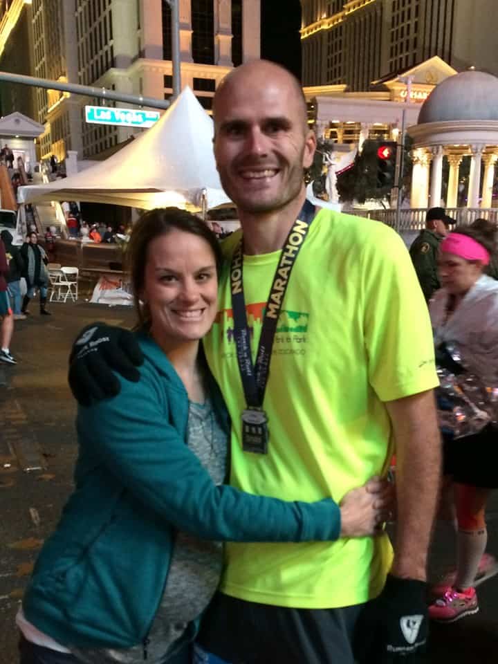 My husband came back to finish a marathon after a DNF