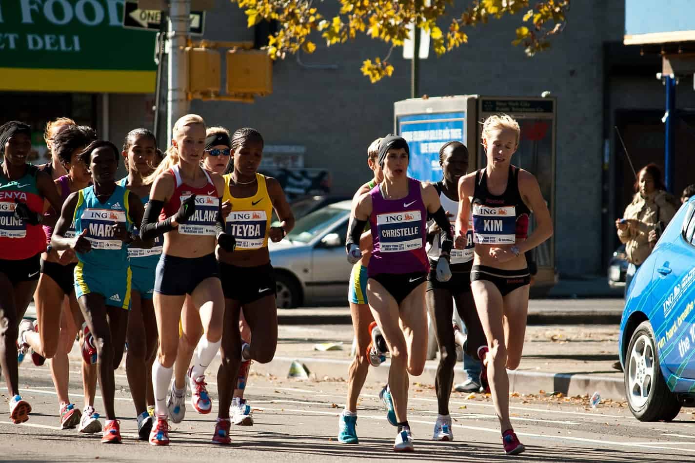 Elite runners that look like they have the best marathon runner's body.