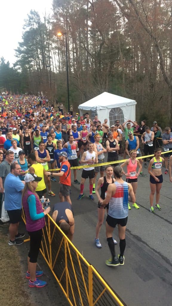 Tobacco Marathon corral start